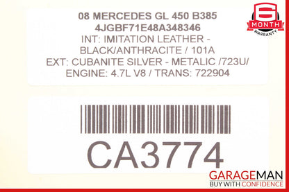 03-12 Mercedes X164 GL450 ML63 R350 SLK350 Seat Control Module Left Side OEM