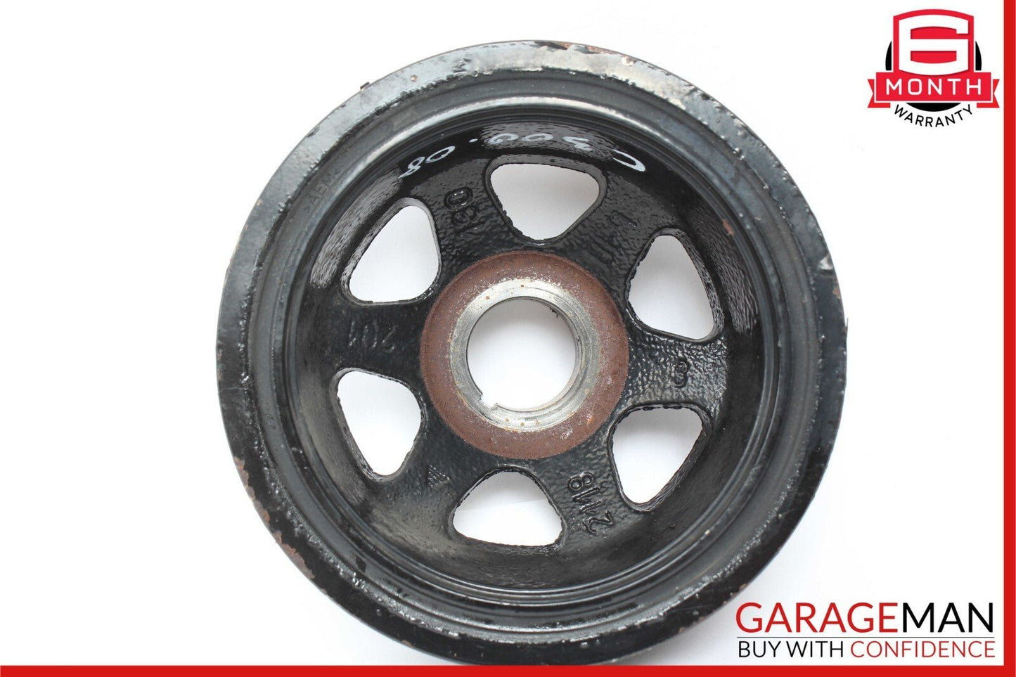 08-11 Mercedes W204 C300 Engine Motor Crankshaft Crank Shaft Pulley OEM