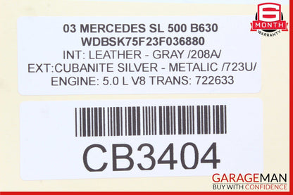 03-12 Mercedes R230 SL500 SL550 SL55 AMG Front Left Door Control Module Unit