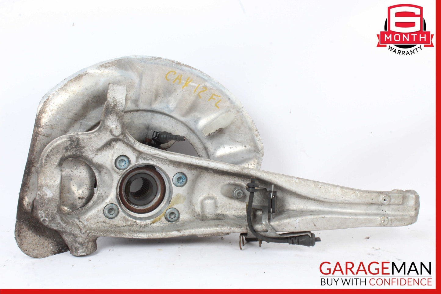 11-18 Porsche Cayenne S 958 Front Left Driver Spindle Knuckle Hub Bearing OEM
