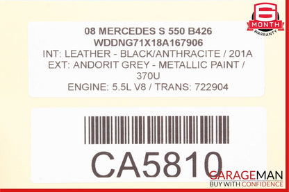 07-13 Mercedes W221 S450 S550 S600 Front Right Side Door Control Module Unit
