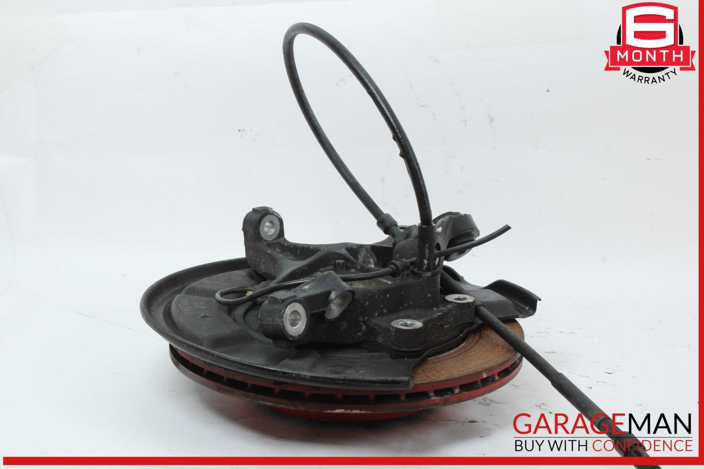 03-12 Mercedes R230 SL500 Rear Right Side Spindle Knuckle Hub w/ Rotor Disc OEM