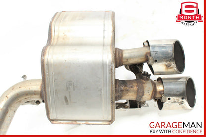 14-17 Maserati Ghibli Rear Left Driver Exhaust Muffler Dual Tip Assembly OEM