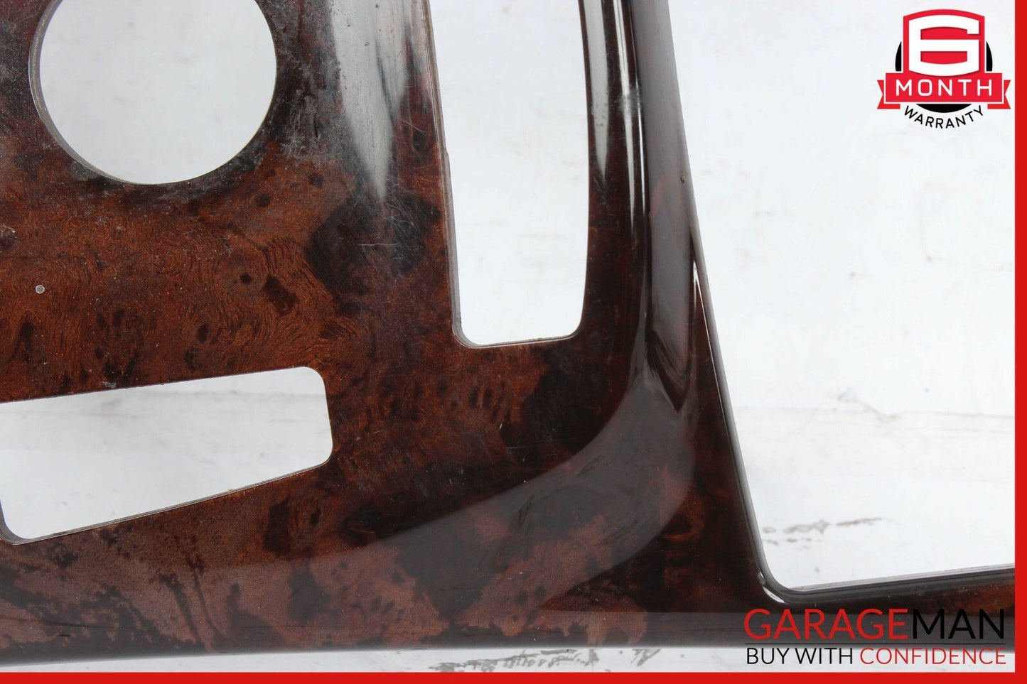 07-13 Mercedes W221 S400 S400 Center Console Multi Function Trim Bezel Wood