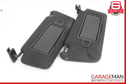 08-14 Mercedes W204 C250 Front Right and Left Sunvisor Sun Visor Set Black OEM