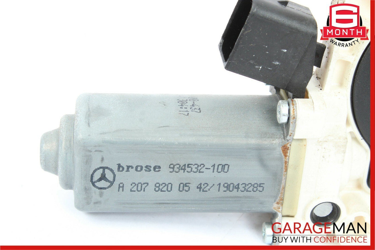 10-16 Mercedes W207 E350 Coupe Rear Left Side Door Window Regulator Motor Unit