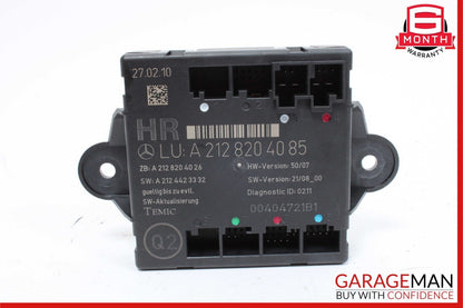 08-18 Mercedes W212 E350 C350 C300 Rear Right Side Door Control Module Unit OEM
