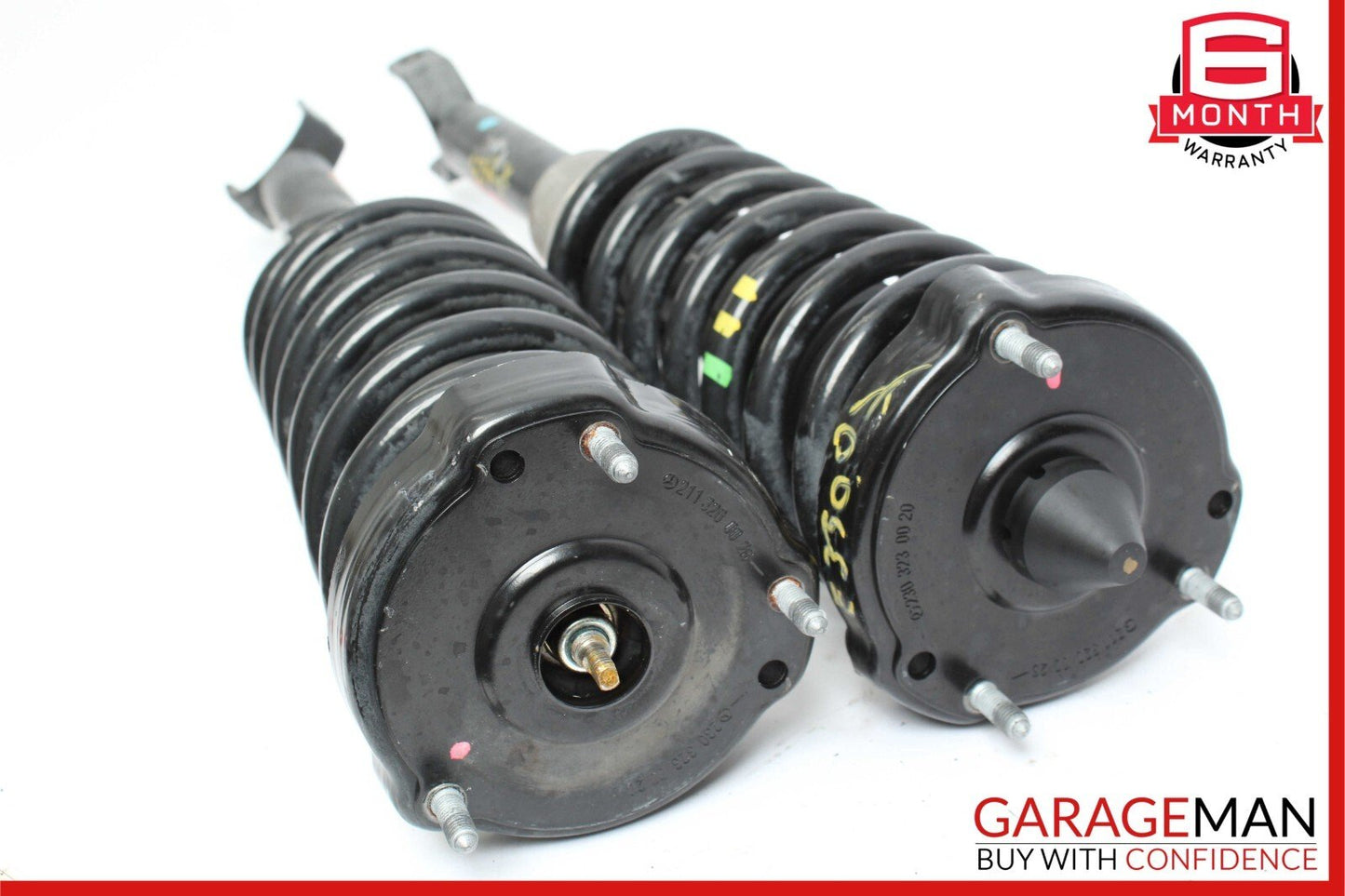 07-09 Mercedes W211 E350 Sachs Front Left & Right RWD Shock Absorber Struts Set