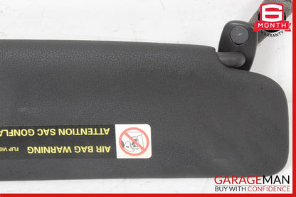 10-17 Audi S5 A5 Front Left Driver Side Sun Visor Black OEM