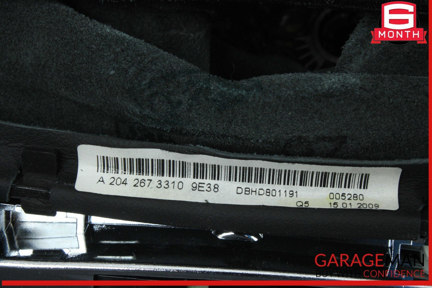 08-11 Mercedes X204 GLK350 Gear Shift Shifter Selector Indicator Boot Knob OEM
