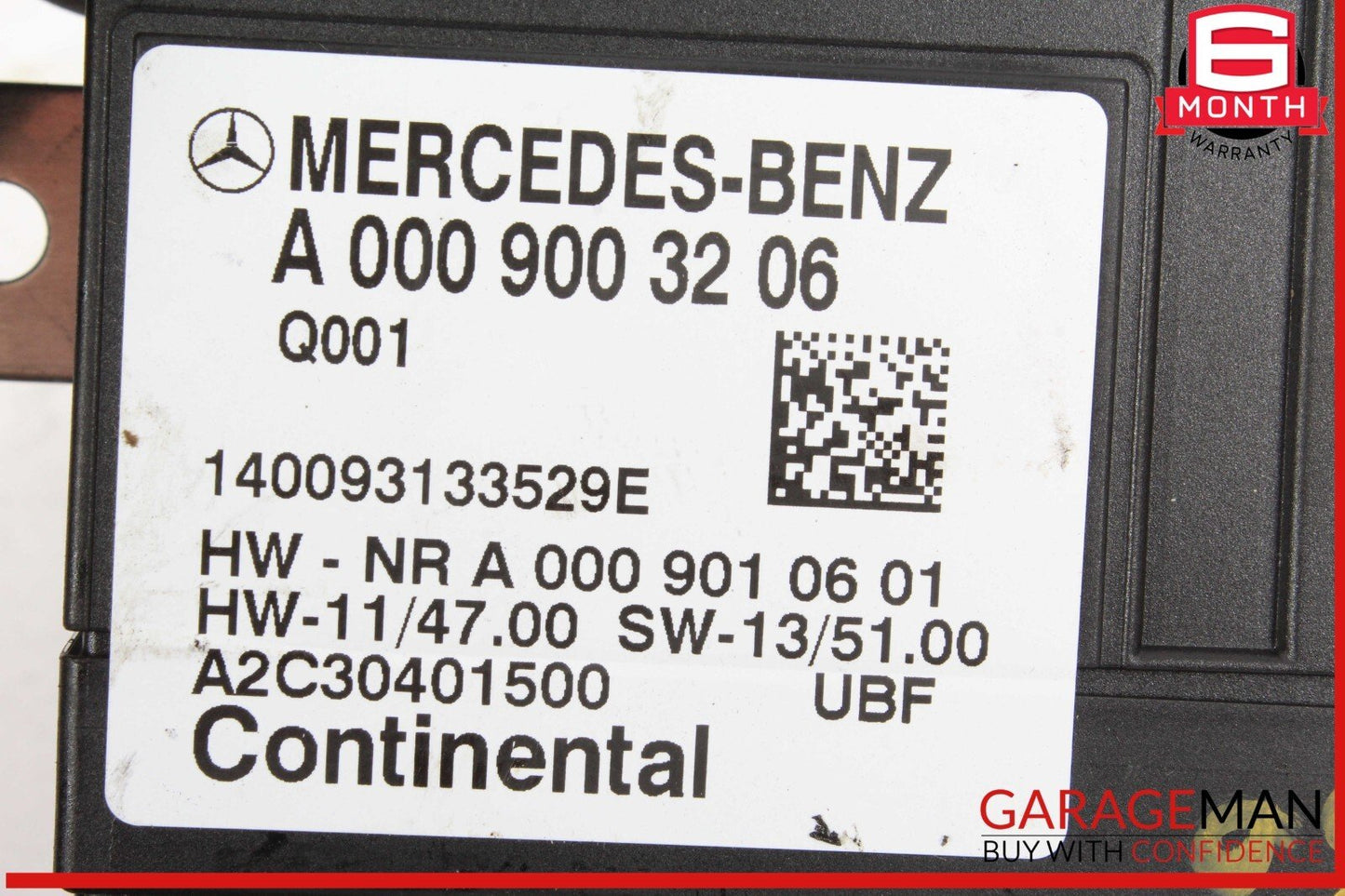 14-17 Mercedes W222 S550 Fuel Pump Motor Control Module Unit 0009003206 OEM