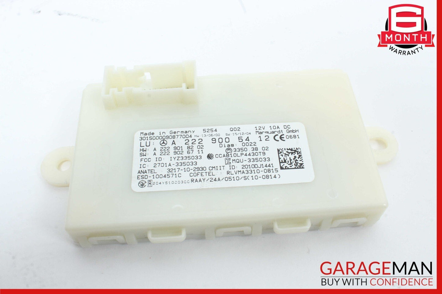 14-19 Mercedes W205 C300 GLC350 S550 Keyless Go Entry Control Module OEM