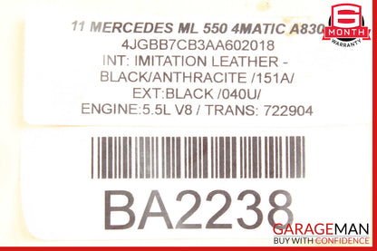 06-13 Mercedes W164 ML350 GL550 R350 Front Left Driver Door Control Module Unit