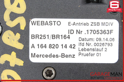 06-13 Mercedes W251 R500 Panoramic Sunroof Sun Roof Motor 1648201442 OEM