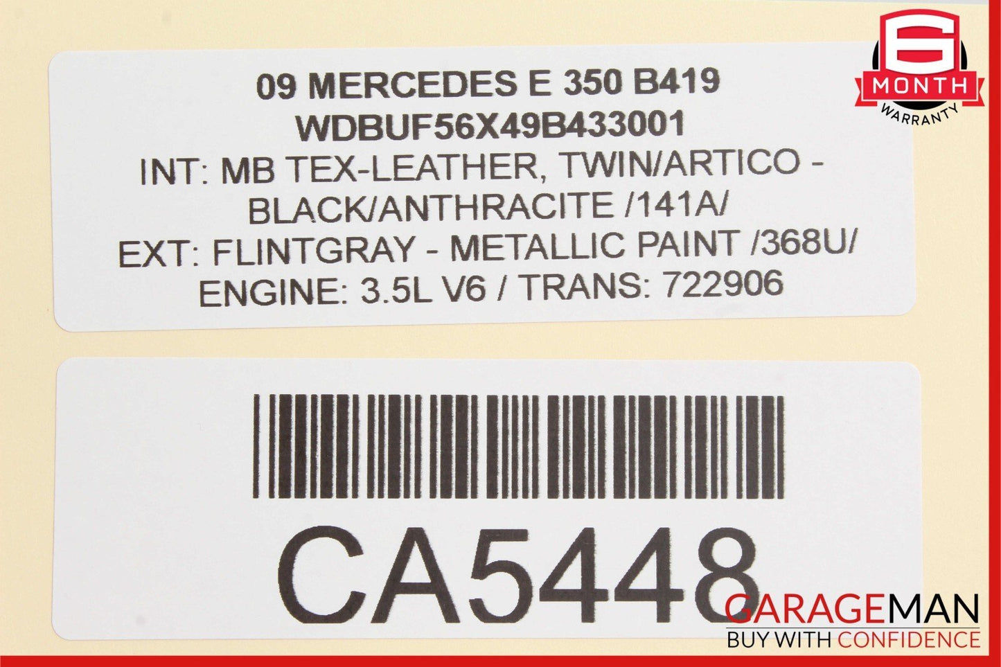 07-09 Mercedes W211 E350 E550 E320 Rear Left Door Control Module 2118703385 OEM