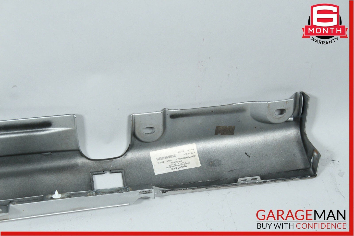 00-06 Mercedes W220 S500 Right Passenger Side Skirt Rocker Molding Panel Silver