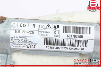 08-14 Mercedes W204 C250 C300 Right Side Roof Curtain Airbag Air Bag OEM