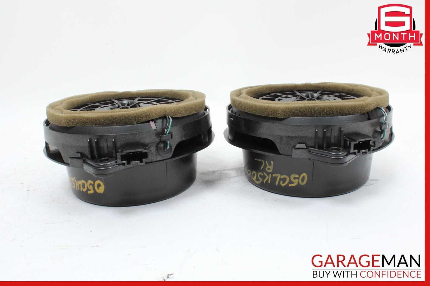 03-09 Mercedes W209 CLK500 C350 Rear Door Audio Sound Speaker Set of 2 Pc OEM