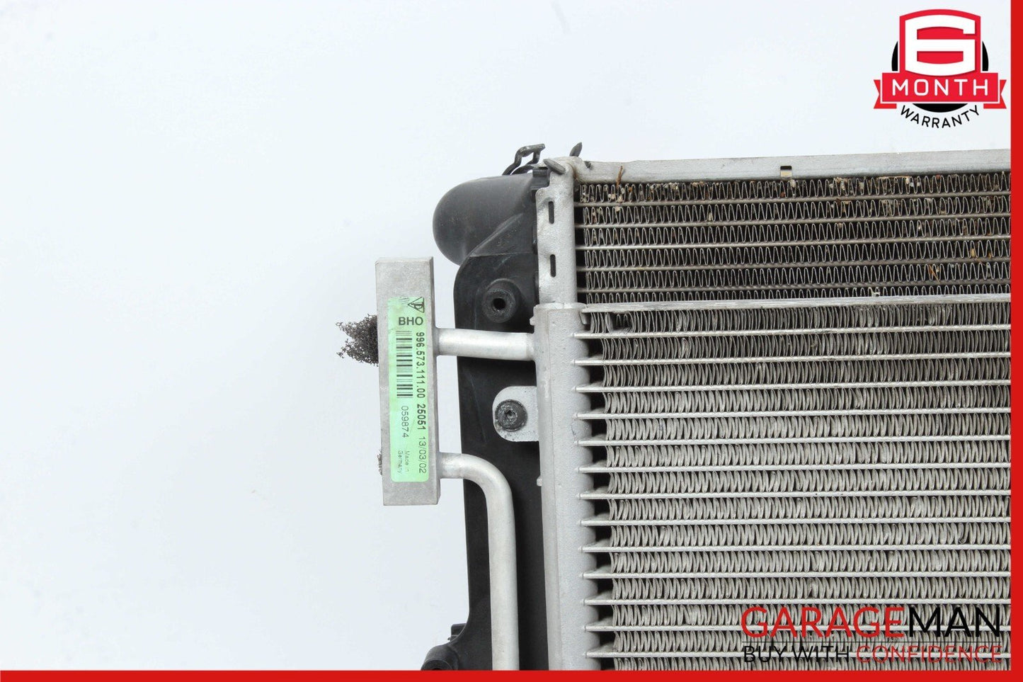97-04 Porsche Boxster Right Engine Cooling Radiator A/C Air Condenser Assy OEM