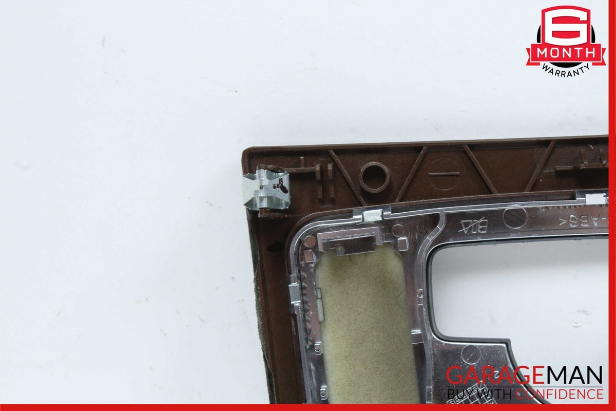 10-13 Mercedes W212 E350 E400 E550 Center Console Switch Trim Cover Bezel Wood