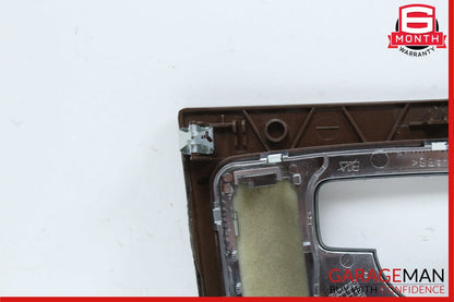 10-13 Mercedes W212 E350 E400 E550 Center Console Switch Trim Cover Bezel Wood