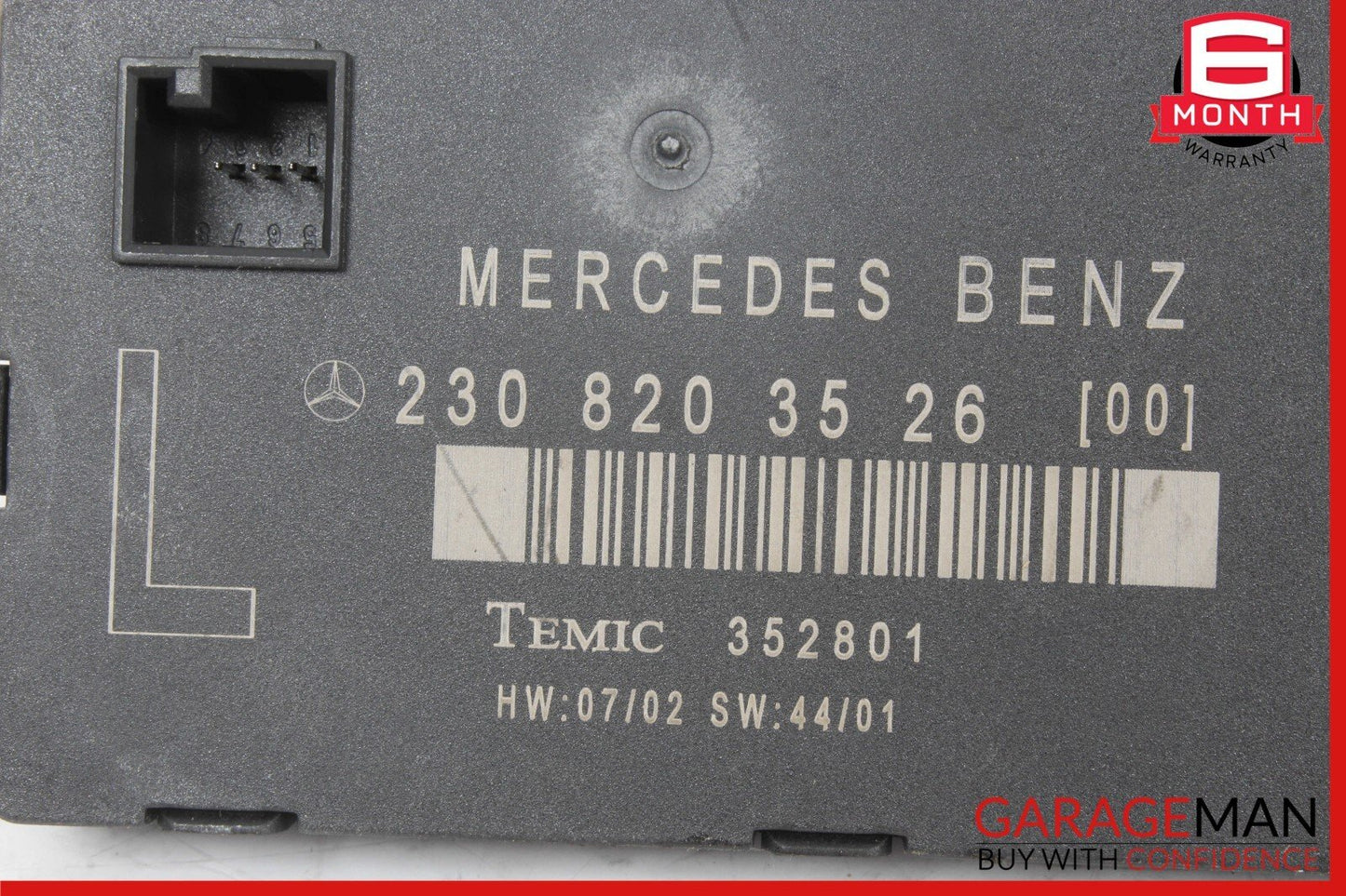 03-12 Mercedes R230 SL500 SL55 AMG Front Left Door Control Module 2308203526 OEM
