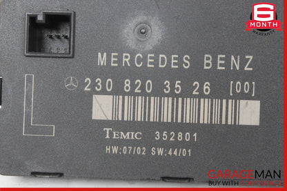 03-12 Mercedes R230 SL500 SL55 AMG Front Left Door Control Module 2308203526 OEM