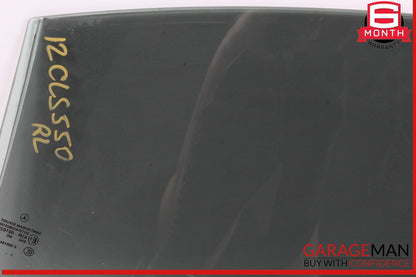 12-18 Mercedes W218 CLS550 CLS63 AMG Rear Left Driver Side Door Window Glass OEM
