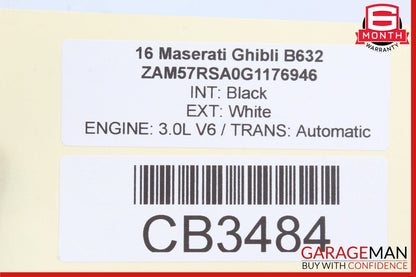 14-17 Maserati Ghibli Anti Lock ABS Brake Pump Module Unit 670032973 OEM