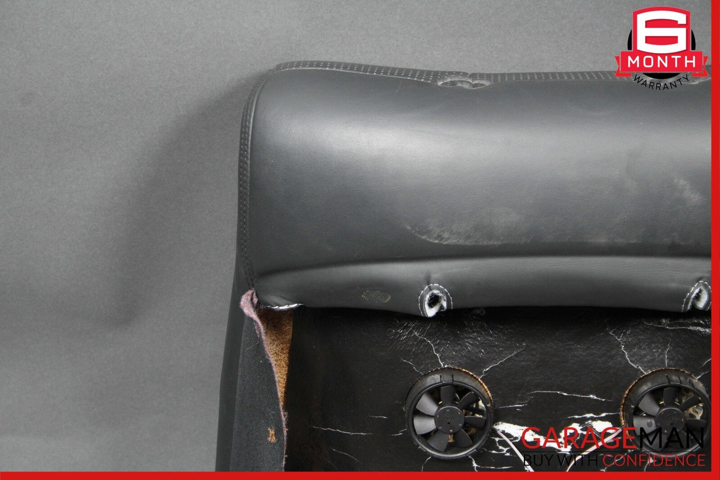 03-06 Mercedes W220 S55 AMG Front Left / Right Top Upper Seat Cushion Black