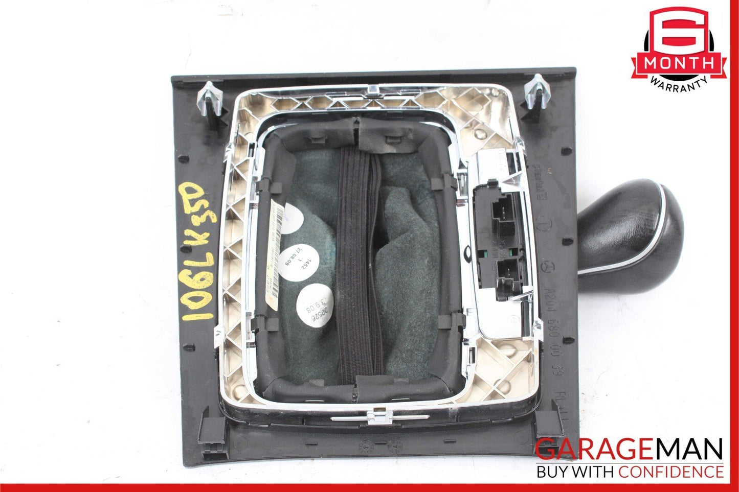 09-15 Mercedes X204 GLK350 Shift Shifter Knob Boot Cover Bezel Trim OEM