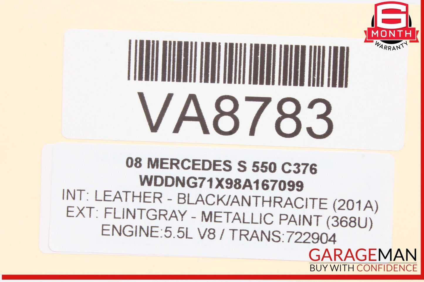 07-14 Mercedes W221 S550 S500 Rear View Backup Back Up Reverse Camera OEM