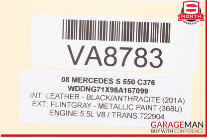 07-14 Mercedes W221 S550 S500 Rear View Backup Back Up Reverse Camera OEM