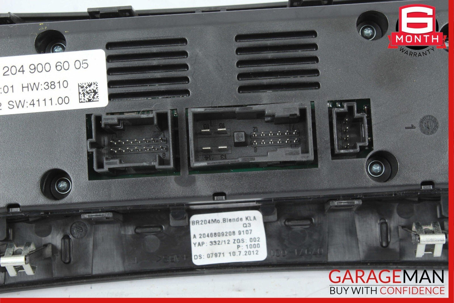 12-14 Mercedes W204 C250 C300 AC A/C Heater Climate Control 2049006005 OEM