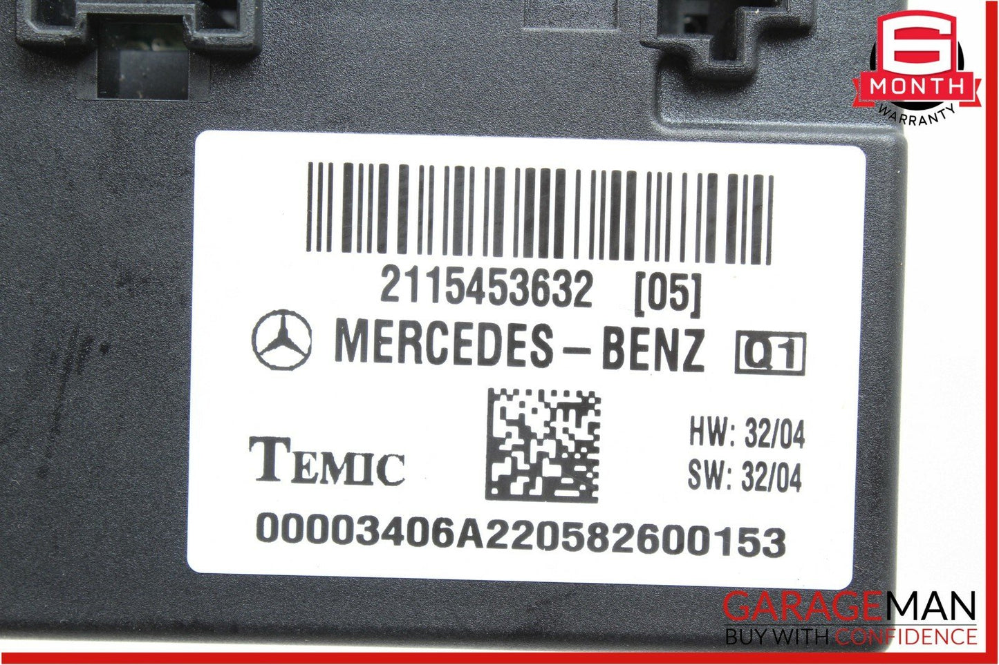 03-11 Mercedes W219 CLS500 E320 E350 BCM BCU Body Computer Control Module OEM