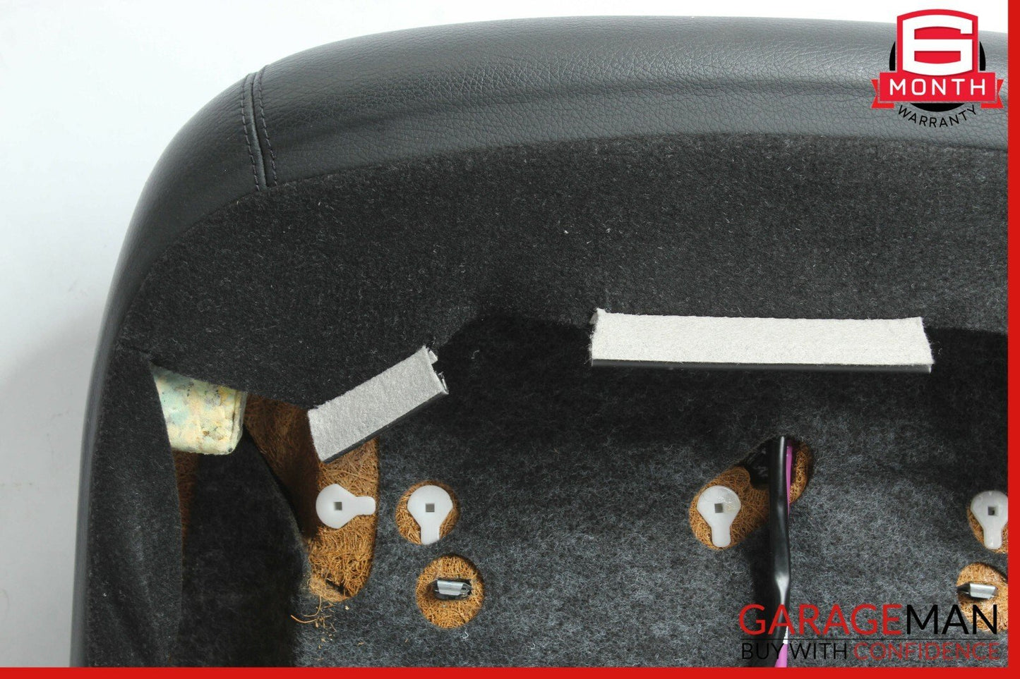 10-13 Mercedes W221 S500 Top Upper Seat Cushion Front Left Driver Side Black OEM