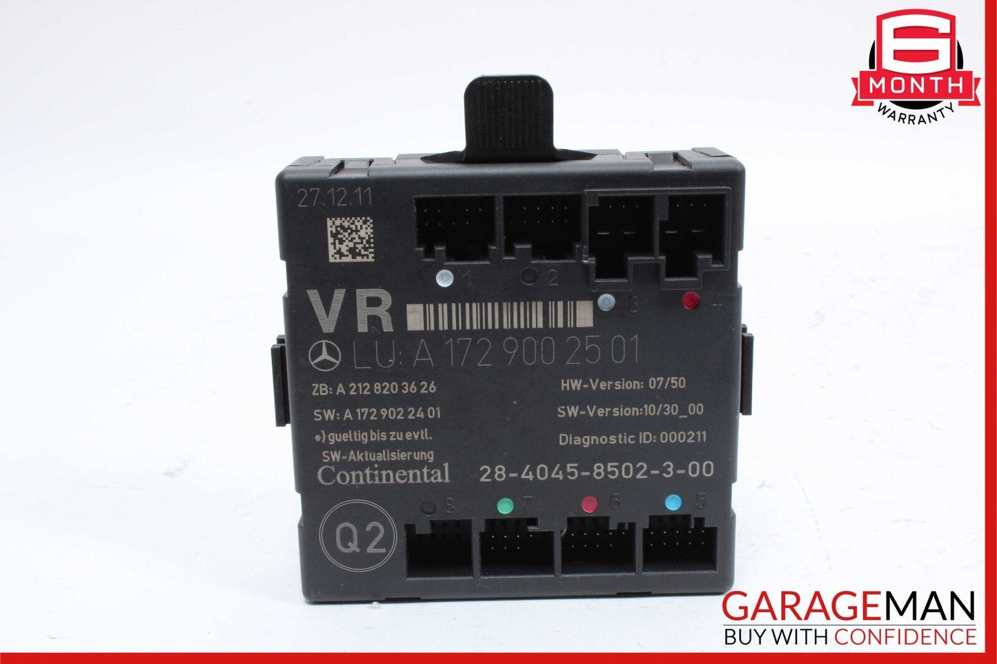 2012 Mercedes R172 SLK350 SLK250 Front Right Side Door Control Module OEM