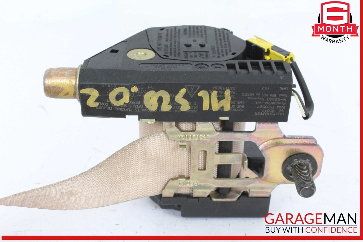 98-05 Mercedes W163 ML320 ML500 Rear Left Side Seatbelt Seat Belt Retractor OEM