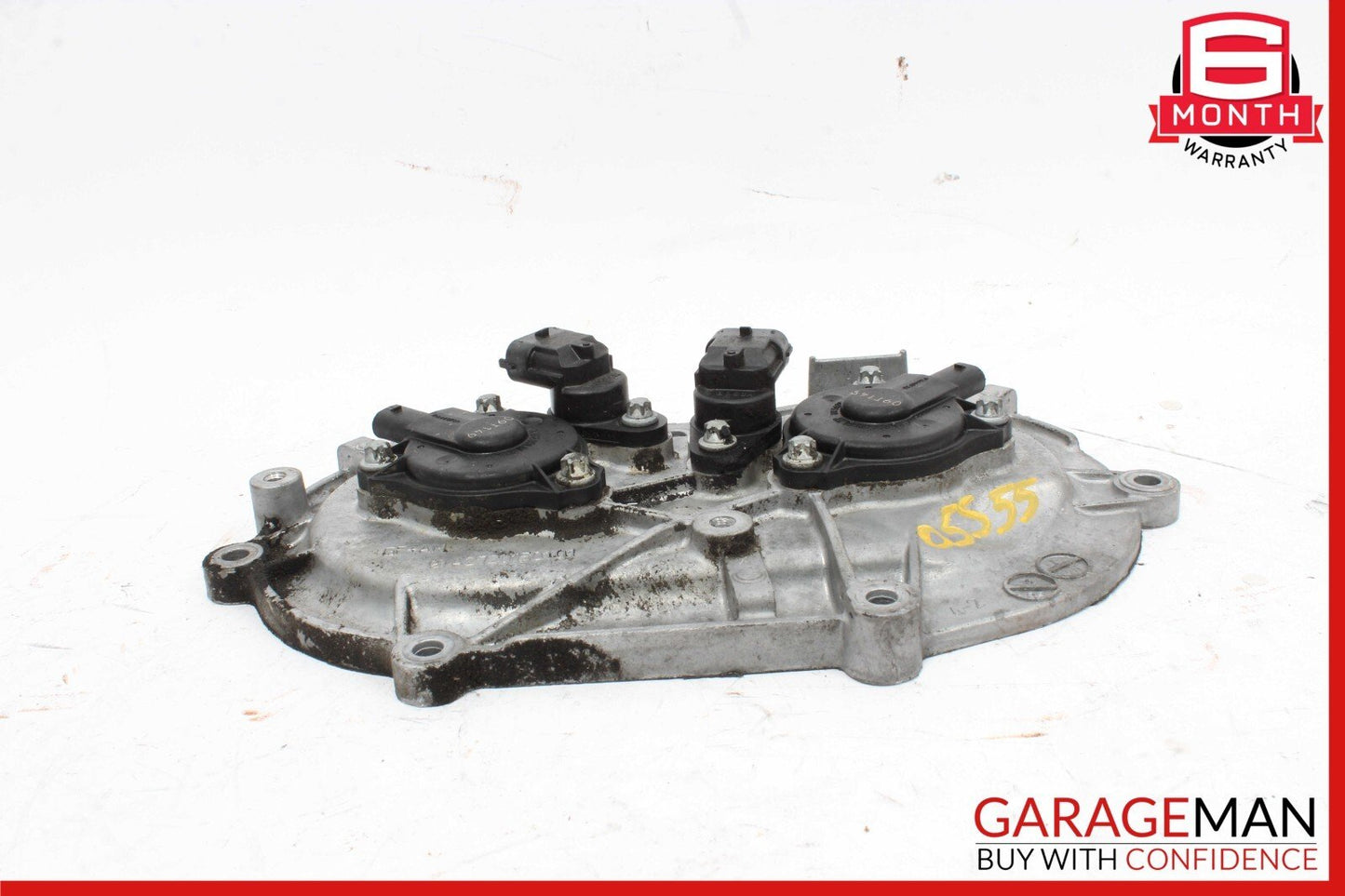 06-13 Mercedes W220 S55 AMG S550 Front Right Engine Timing Chain Cover Plate OEM