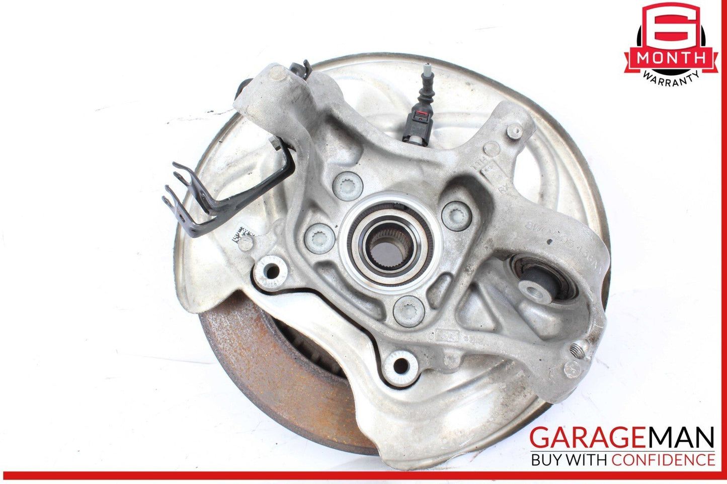 17-24 Audi A4 Rear Right Passenger Side Spindle Knuckle Hub w/ Disc Rotor