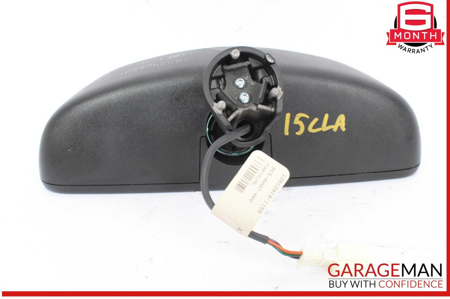14-19 Mercedes W117 CLA250 Interior Top Upper Rear View Mirror Black OEM