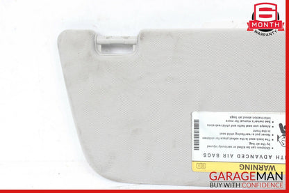 07-13 Mercedes W221 S400 Sun Visor Sunvisor Shade Cover Right Driver Side Gray