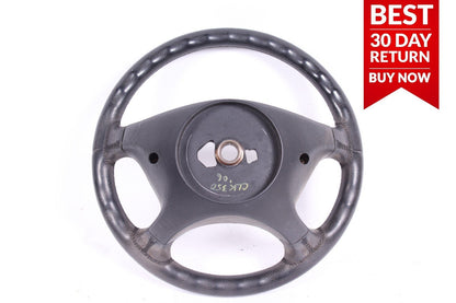 03-09 Mercedes W209 CLK350 4 Spoke Drivers Steering Wheel Assembly Black A81 OEM