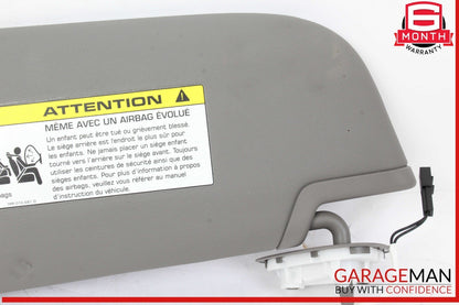 10-16 Porsche Panamera 970 Front Right Side Sunvisor Sun Visor Gray OEM