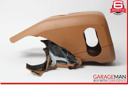 10-16 Porsche Panamera 970 Steering Column Cover Trim Brown OEM