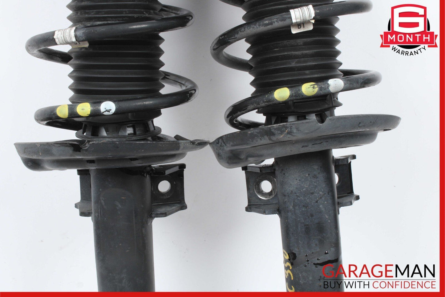 08-17 Mercedes W204 C250 C300 Front Shock Absorber Coil Spring Set of 2 Pc RWD
