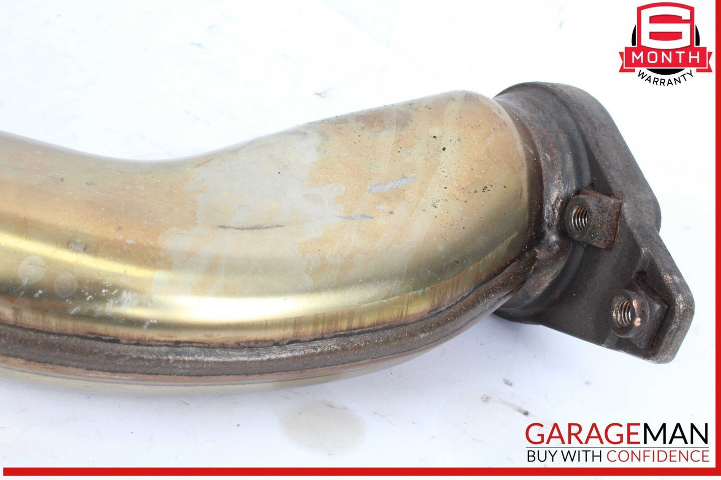 14-17 Mercedes W222 S550 Left Driver Side Engine Exhaust Pipe 2781401308 OEM