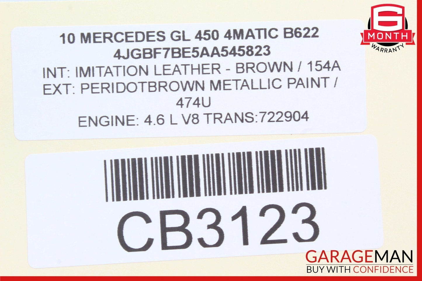06-13 Mercedes X164 GL500 GL450 ML350 R350 Front Right Side Door Control Module