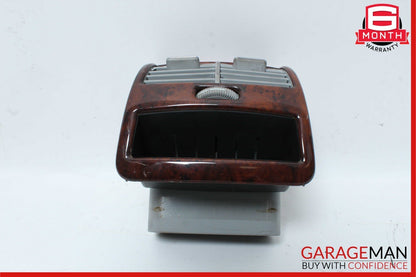 00-06 Mercedes W220 S500 Center Console Rear Air Vent 2208300654 Wood OEM