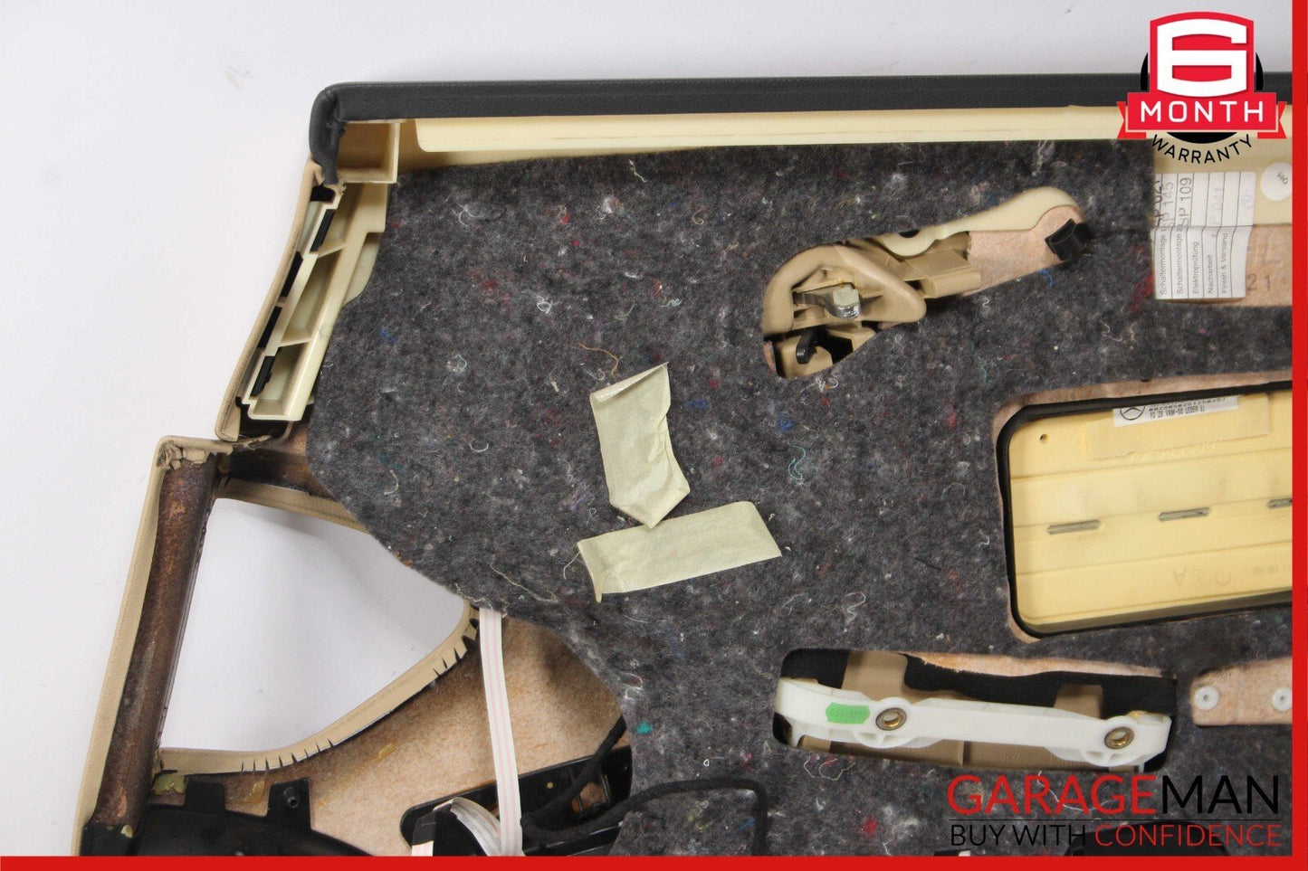 06-11 Mercedes W219 CLS500 CLS550 Rear Left Interior Door Panel Cover Brown